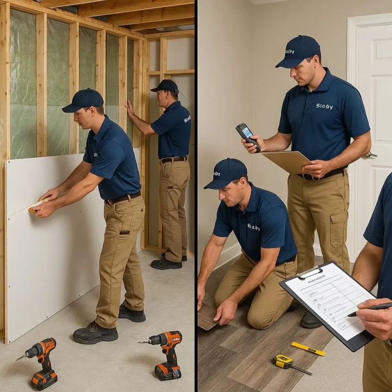 Repairs and Reconstruction process in Sleepy Hollow, WY